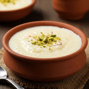 Phirni (Chilled Rice Pudding)